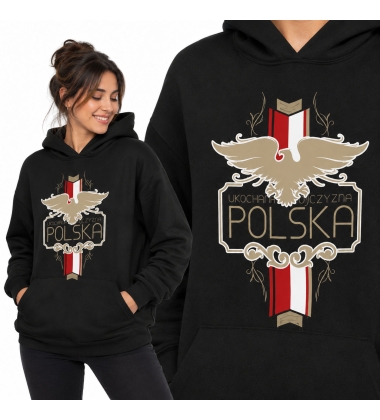 Damska bluza z kapturem UKOCHANA OJCZYZNA